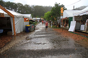 Festival rain