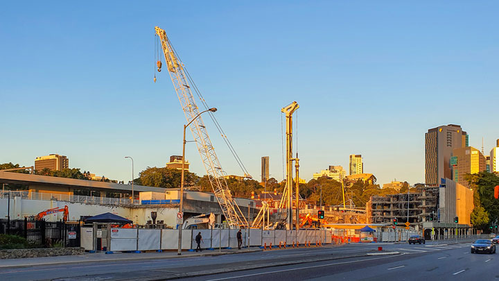 Roma St Transit Centre being knocked down