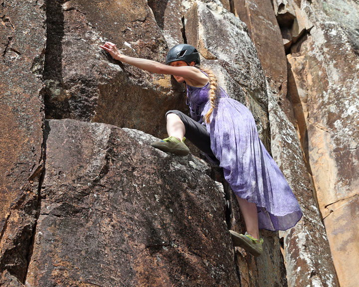Bronwen, Climbing at Frog Buttress, Do it in a Froq climbing event, Boonah