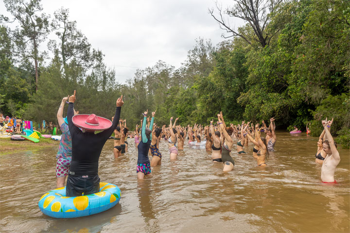 Water Aerobics, Creek, Yonder Festival 2021