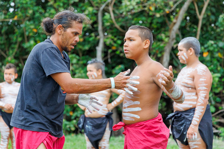 Quandamooka Dancers, Micro Island Vibe Festival, Stradbroke Island