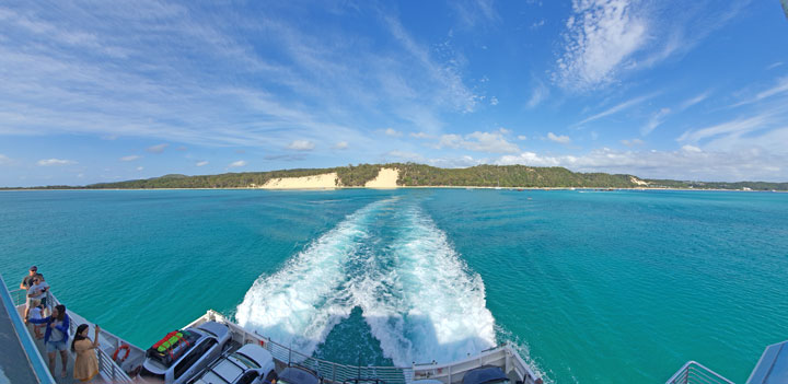 On the way home from Moreton Island