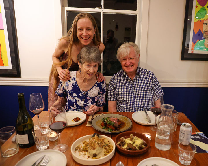 Bronwen’s birthday dinner, NAÏM, Paddington