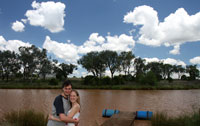Ned & Bronwen, Maz’s parents’ place, Pittsworth