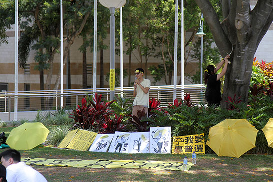 Umbrella Protesters from Hong Kong