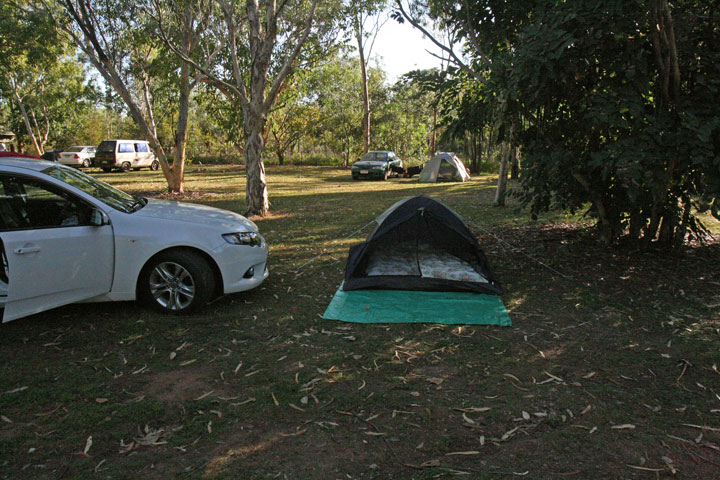 Camping at Katherine Gorge, Northern Territory