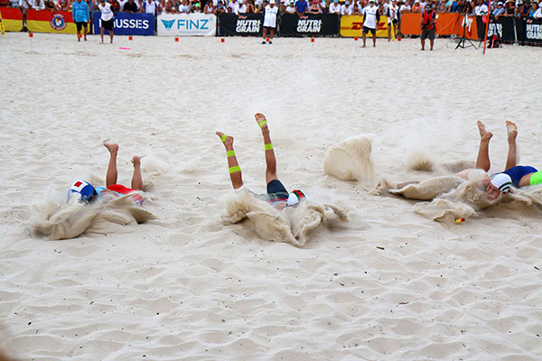 The finals in the high speed bury your head in the sand competition were exciting