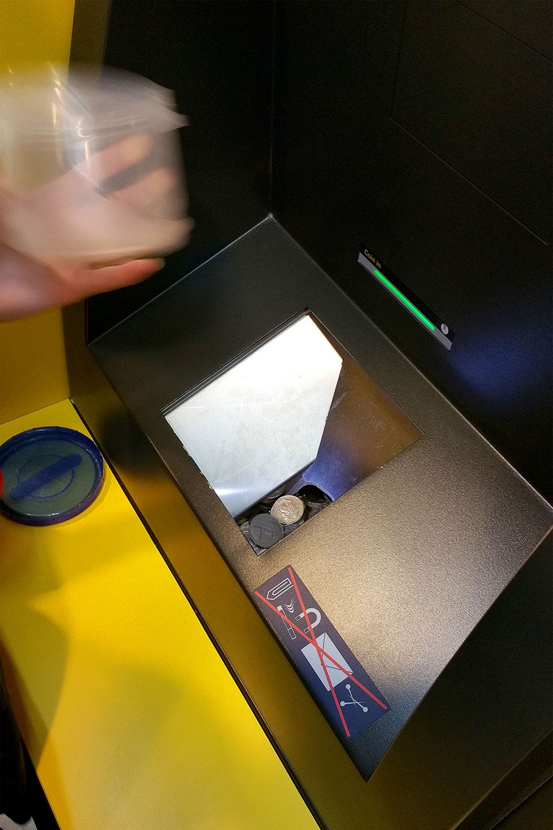 The coin machine eating my coins