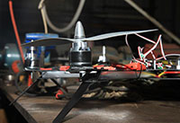 Close-up of Maz’s hexacopter