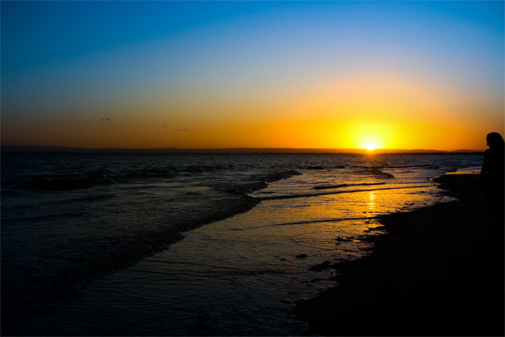 Sunset at Red Beach, Bribie Island