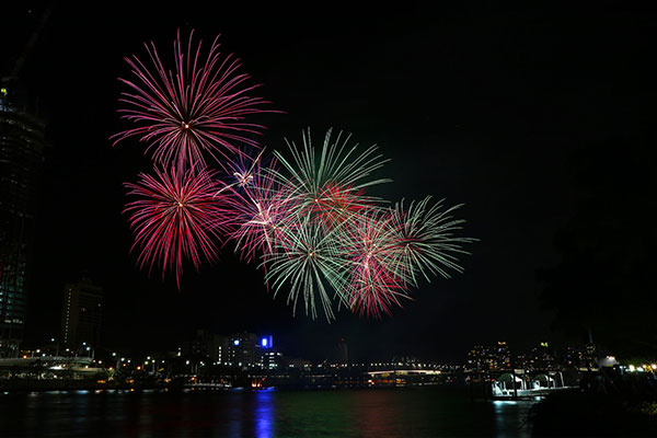Southbank fireworks