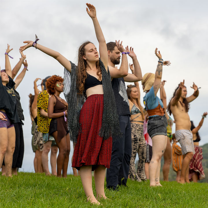 Telepathy: Moving Meditation, Hill, Yonder Festival 2021