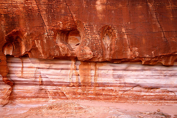 Rock formations in the Valley of Fire