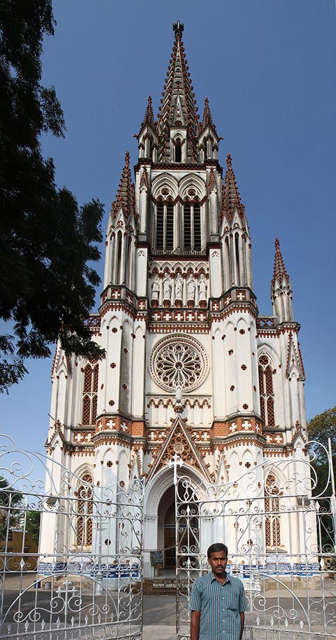 A church in Tiruchirappalli