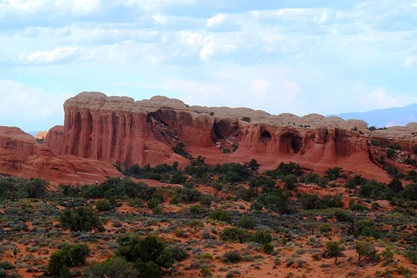 Another interesting rock formation in Arches National Park