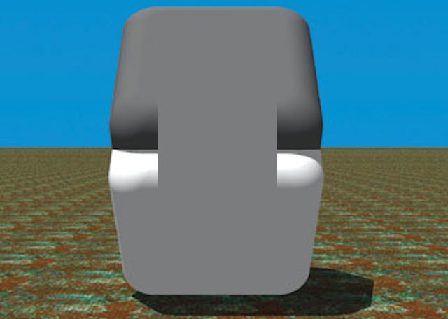 One is dark, one is light. One is gray, one is white. These are obviously two different blocks with two different colors right? Wrong. The two blocks are the same color. Seriously, they’re the same shade of gray. Just place your finger across the seam (where the blocks meet in the middle) to reveal the illusion.