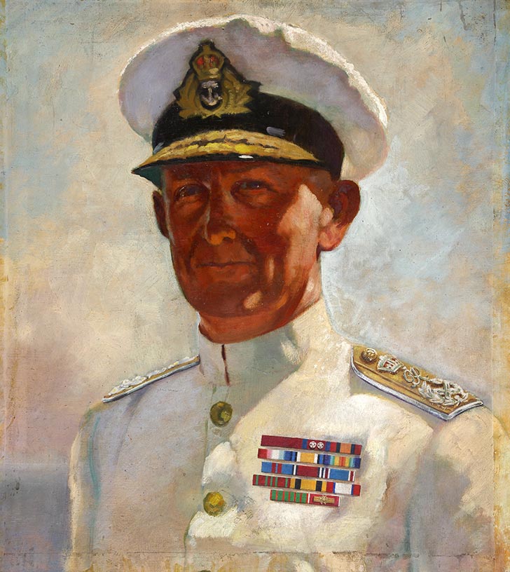 INF3 6 Portrait of Admiral Sir Andrew Cunningham (c. 1943)