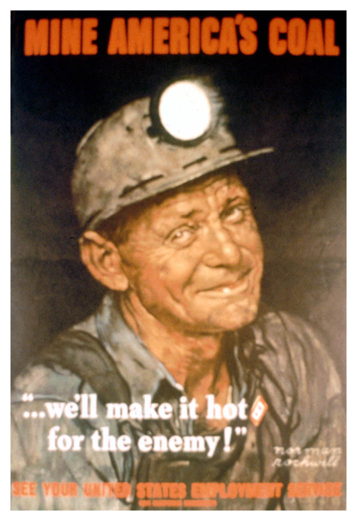 Portrait of a smiling miner