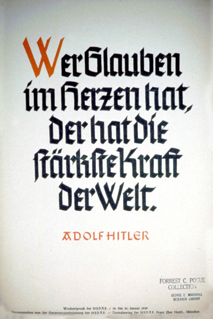 Weekly NSDAP slogan (25)