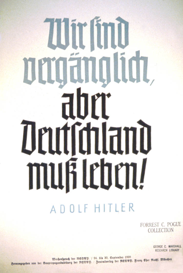 Weekly NSDAP slogan (49)