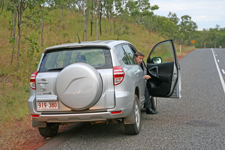 Car accident, Litchfield National Park, Northern Territory