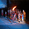 Farewell (fire) ceremony, Woodford