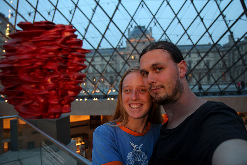 Bronwen & Ned, The Louvre, Paris, France