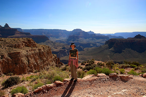 Bronwen’s walk down into the Grand Canyon