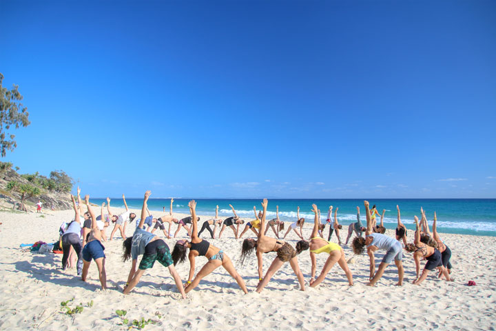 Yoga with Stef, Island Vibe Festival 2018, Stradbroke Island