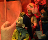 Scene from the Myer Christmas Windows