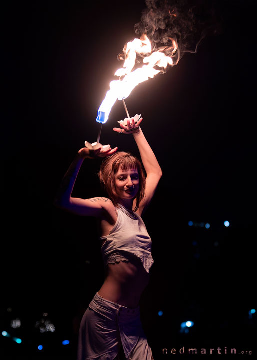 Jaelith Amber Fey, West End Fire Festival, Brisbane
