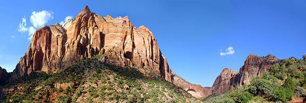 Rock features in Zion National Park