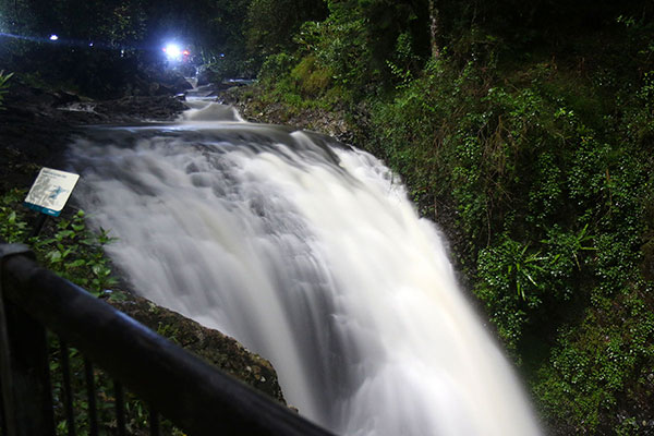 The water flows into this hole…