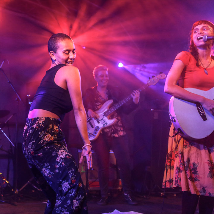 Alysha Brilla at Irie Top, Island Vibe Festival 2019, Stradbroke Island