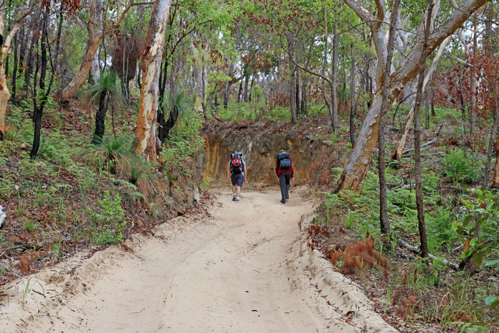 Chris, Maz, Moreton Island