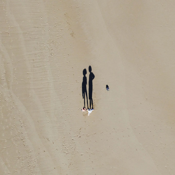 “The Kiss”—Bronwen & Ned on Stradbroke Island