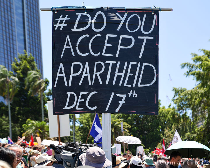 Freedom Rally, Brisbane Botanic Gardens