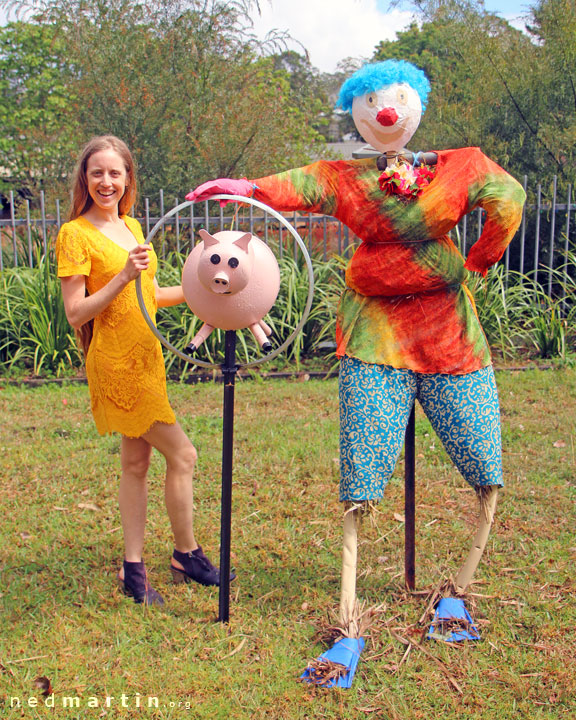 Bronwen at the Tamborine Mountain Scarecrow Festival