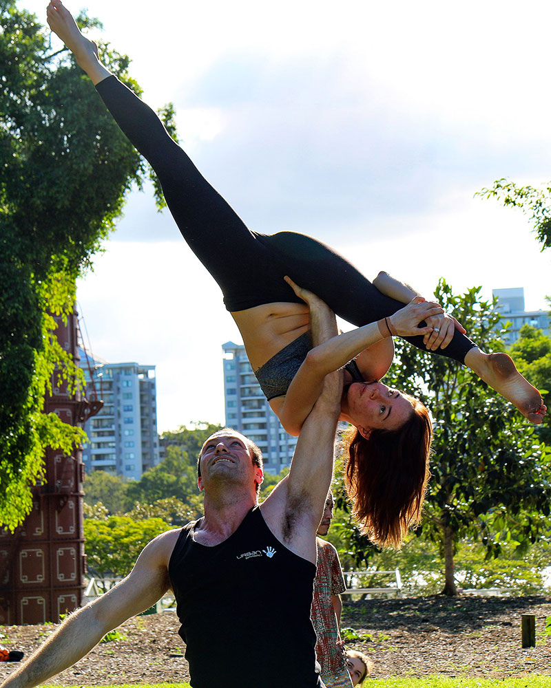 Acro in Davies Park