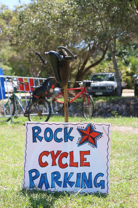 Rock Cycle Parking, Island Vibe Festival 2017, Stradbroke Island
