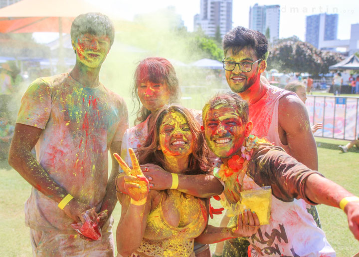 Gold Coast Colour Festival HOLI, Broadwater Parklands