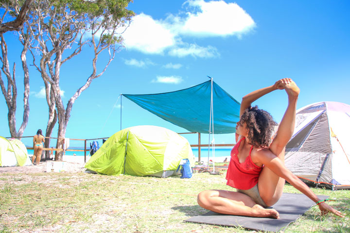 Adder Rock Camping, Island Vibe Festival 2018, Stradbroke Island