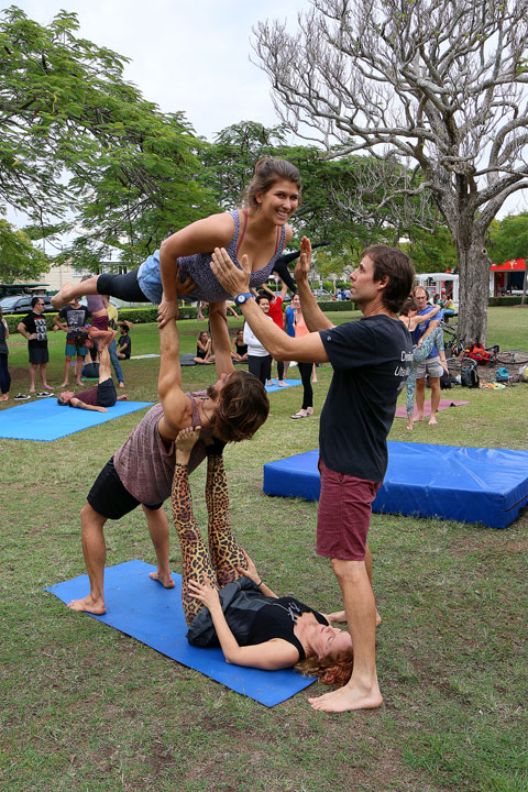 The Great Acro Exchange at New Farm Park