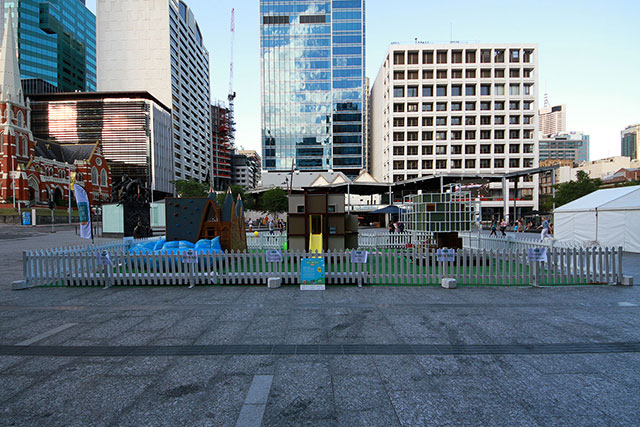 Cubby houses in the city