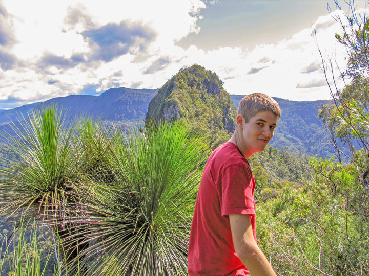 Clint at Mt Cougal