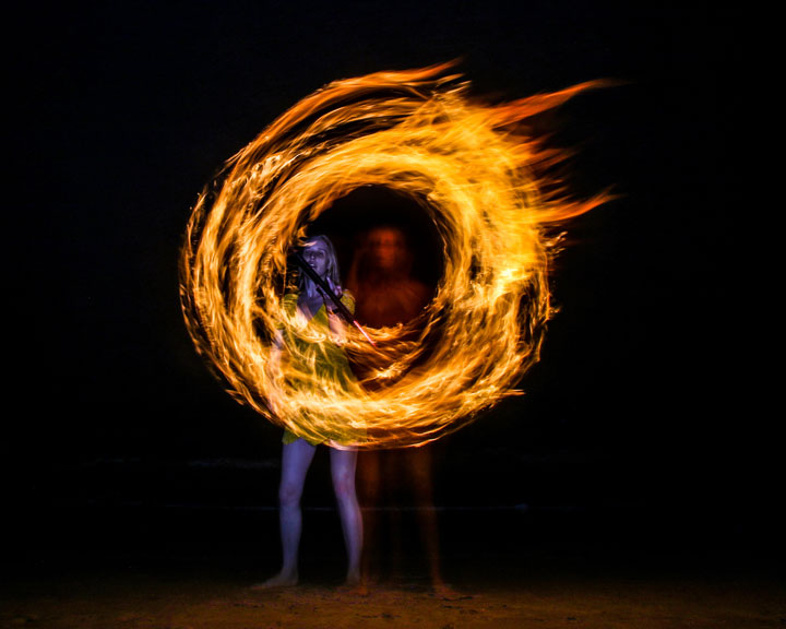 Bronwen, Burleigh Bongos and Fire Twirling