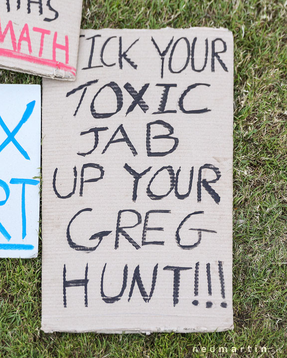 Freedom Rally, Brisbane Botanic Gardens