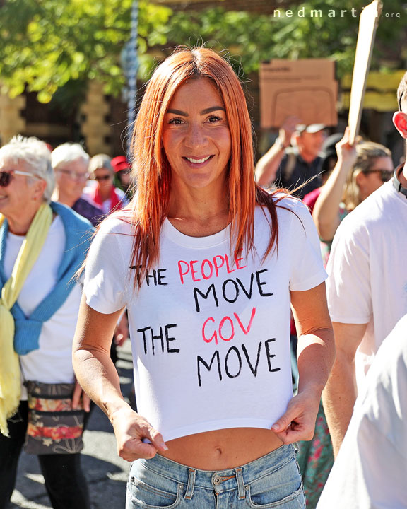 Freedom Rally, Brisbane Botanic Gardens