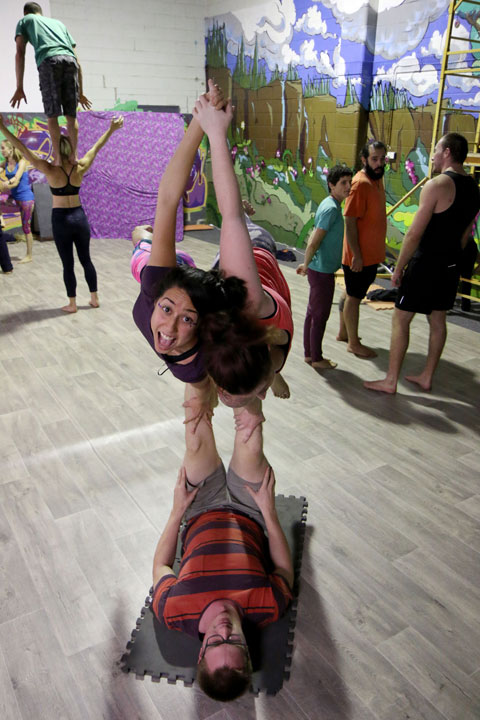 Sleepover & Acro at Redstar Fitness Collective