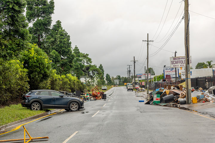 Flood damage, Ipswich Rd, Rocklea